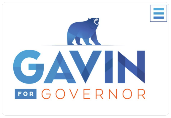 Gavin for Governor logo